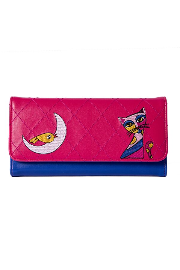 Biggdesign-Embroidered Owl and Slide City Wallet 1