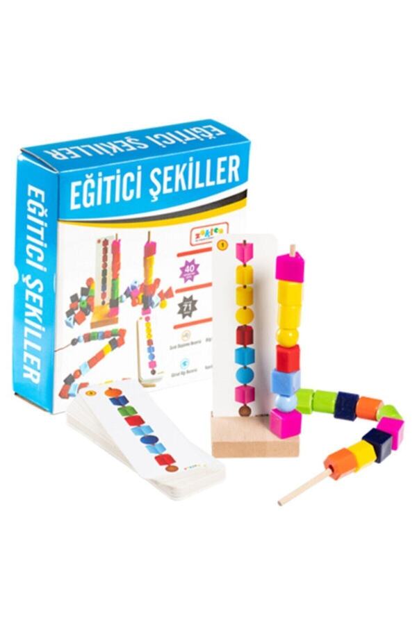 Zekice Eğitici Şekiller Dikkat Akıl Ve Zeka Oyunu