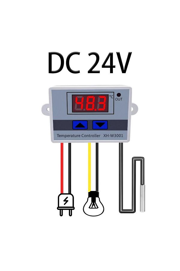 Choice-24v Digital Temperature Controller Xh-w3001 For Microcomputer Temperature Control Ideal For Various 1