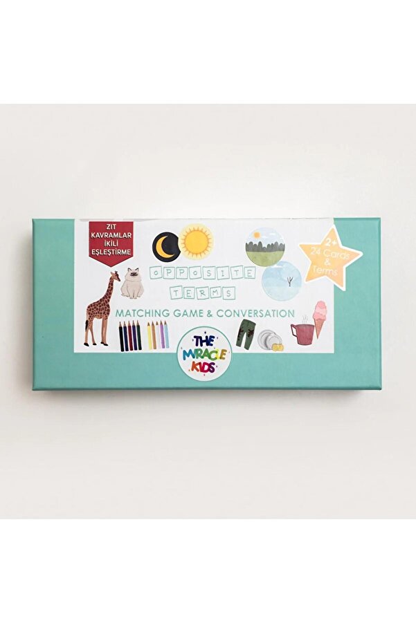 The Miracle Kids Opposite Terms Matching Game 3+Yaş Kart