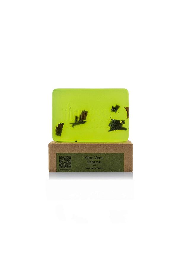 dionesse-Aloe Vera Soap 120 Gr - Anti-Dandruff and Anti-Oil Solid Shampoo, Natural Care Soap for Hair and Face 1