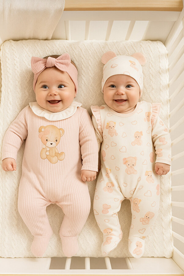 Cherub Baby Bebek İkili Tulum Set