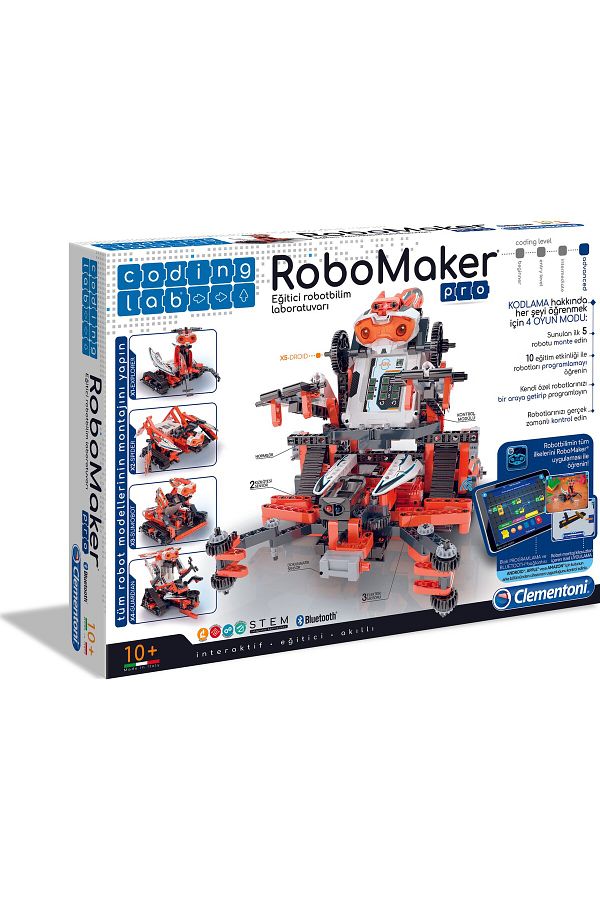 CLEMENTONI-Robomaker Pro Coding Lab - Educational Robotics Laboratory 1
