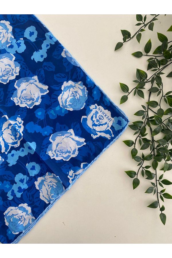 İpekhan-Nevbahar Pattern Thin Cotton Scarf 1