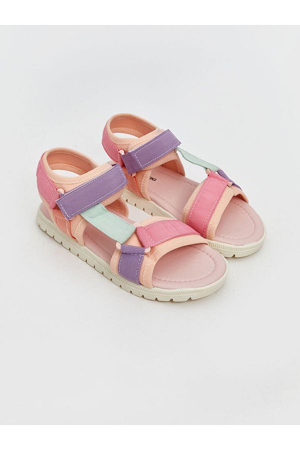 LC Waikiki-Sandale pentru fete cu blocuri de culoare sezon nou - S5IM86Z4 1