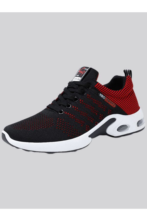 Pedwalker By Styli-Two Tone Mesh Round Toe Running Shoes 1