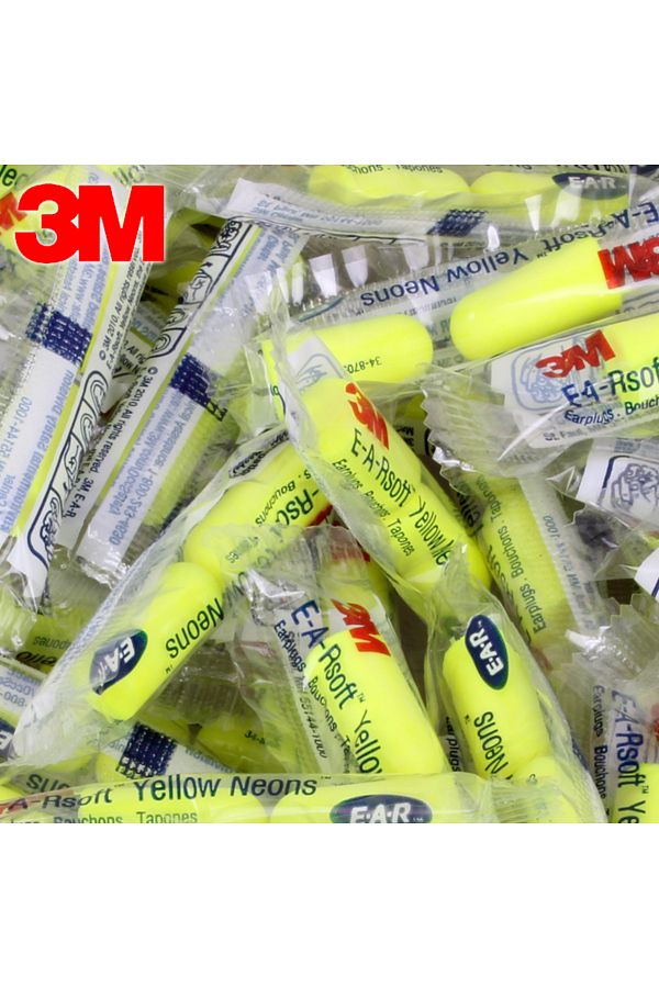 3M-20 Pairs Noise-canceling Earplugs 312-1250 Sound-isolating Earplugs Sleeping Learning Factory Noi 1