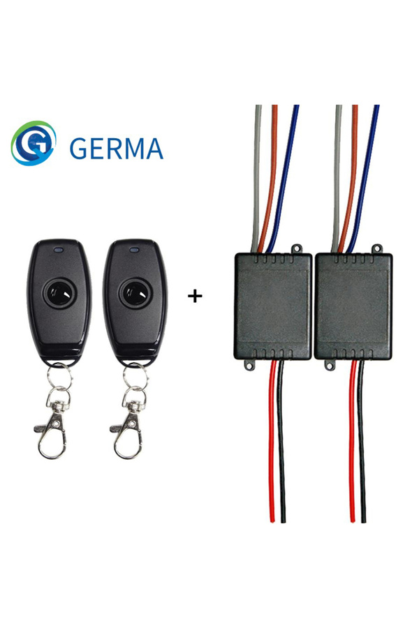 Choice-2 RC and 2 Receiver GERMA 433Mhz Universal Wireless Remote Control Switch DC 12V 24V 1CH relay Recei 1