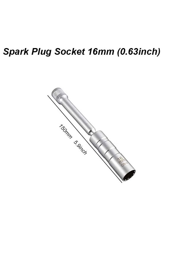 Choice-Spark Plug Key B Magnetic Spark Plug Socket Key Wrench Adapter Swivel Long Extension Install Replace 1