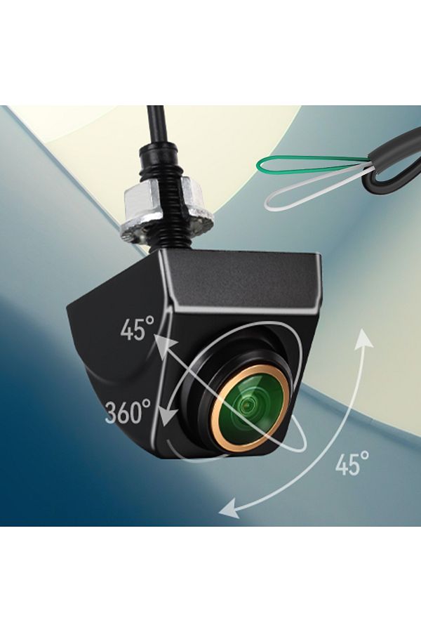Choice-Orange Car Front or Rear View Camera Wide Angle Reverse Parking Waterproof CCD Auto Backup Monitor U 1