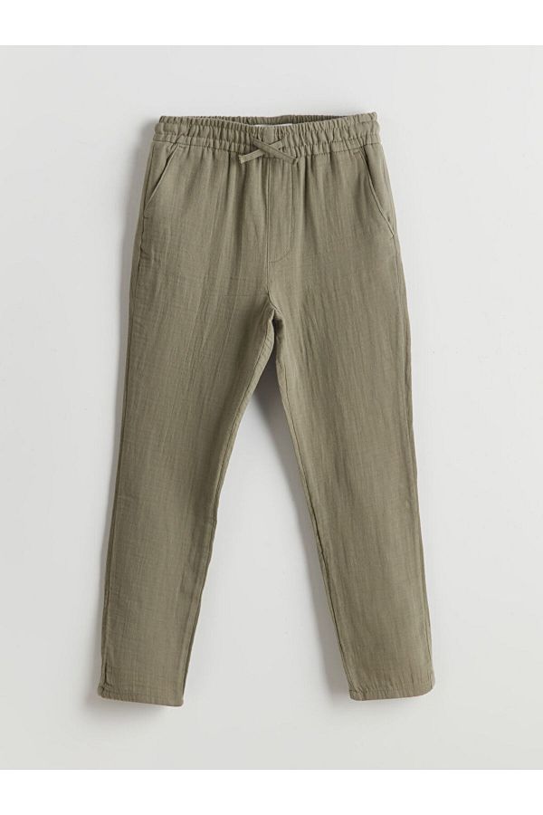 LC Waikiki-Lcw Elastic Waistband Boy's Trousers Fast Fashion 1