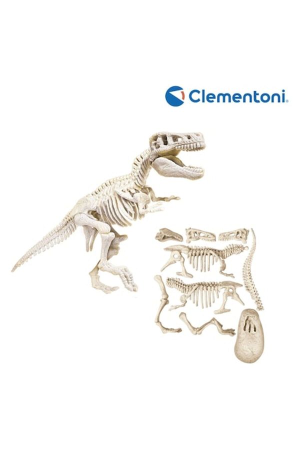 OEM-Fossil Set Dinosaurs by Clementoni, Tyrannosaurus, Glows in the Dark, Augmented Reality 1