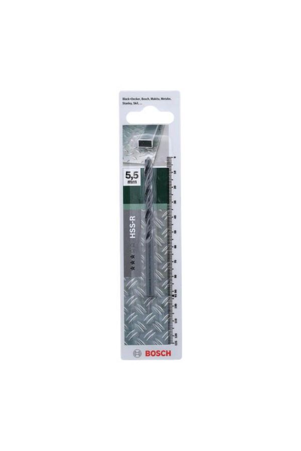 Generic-مثقاب بوش HSS-R ذو حافة إزميل فولاذية رمادية 5.5 × 93 مم JE2 609 255 012 1
