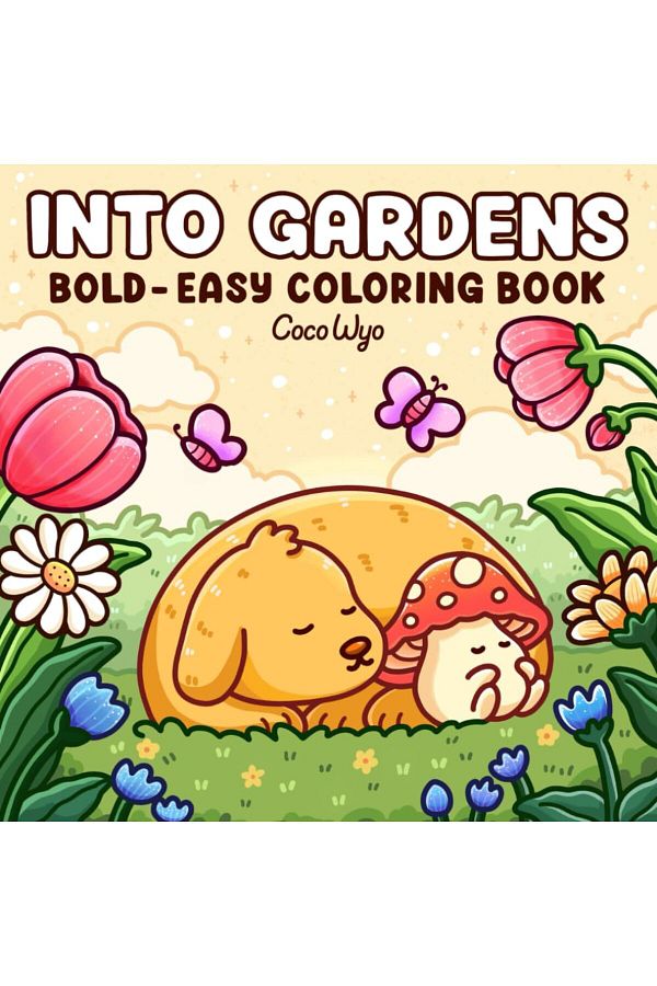 CoCo-Coloring book for all ages, Coco Wyo, Into Gardens 1