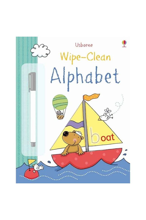 Usborne-Writing and reading activity book - Wipe Clean Alphabet 1