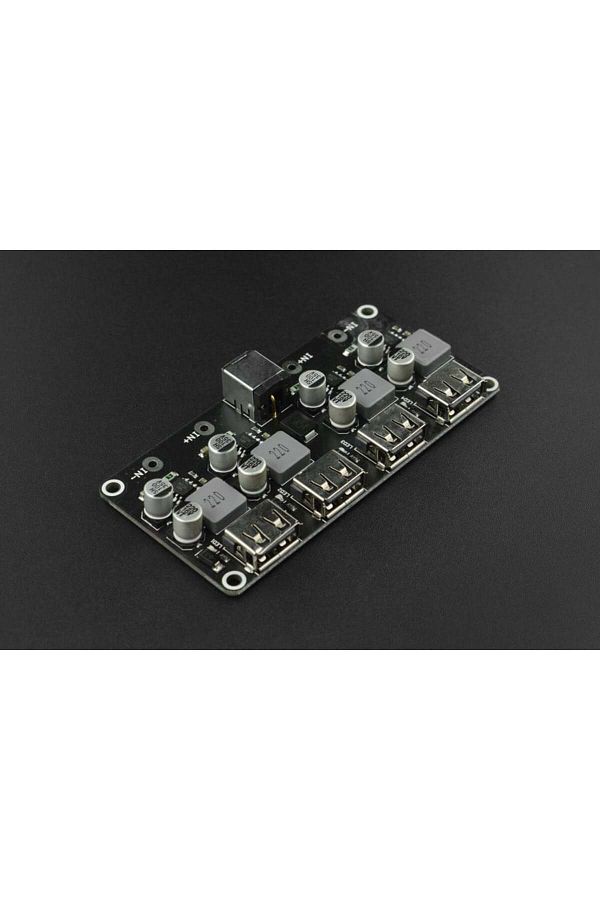 ROBOFUN-DF Robot buck module fast charging with 4 USBs 1