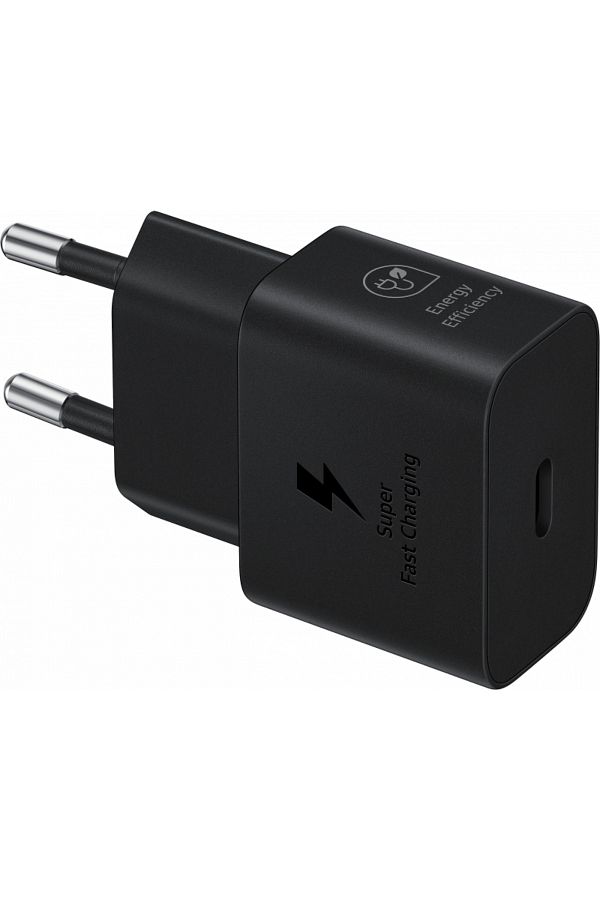 Samsung-Incarcator Original Retea Super Fast Charging port USB Type-C, 25W, Negru 1