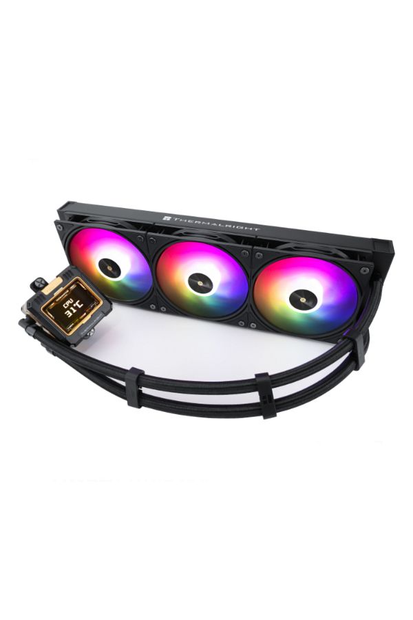 ThermalRight-Frozen Warframe 360 With 2.4 inch screen Black Argb 1