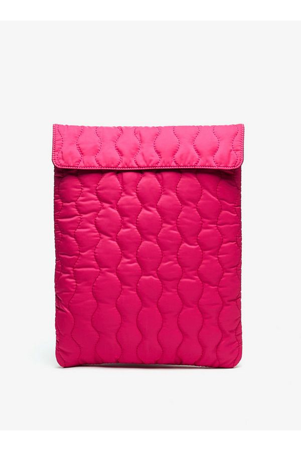 Shoexpress-Textured Pouch with Flap Closure 1