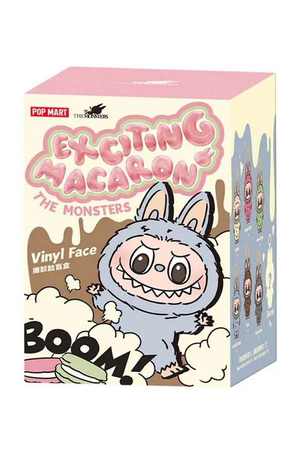Pop Mart-Labubu The Monsters - Tasty Macarons Vinyl Face Blind Box Random Design Single Pcs 1