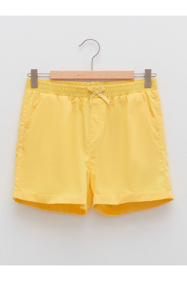 LC Waikiki-Basic Poplin Girl's Shorts with Elastic Waist 1
