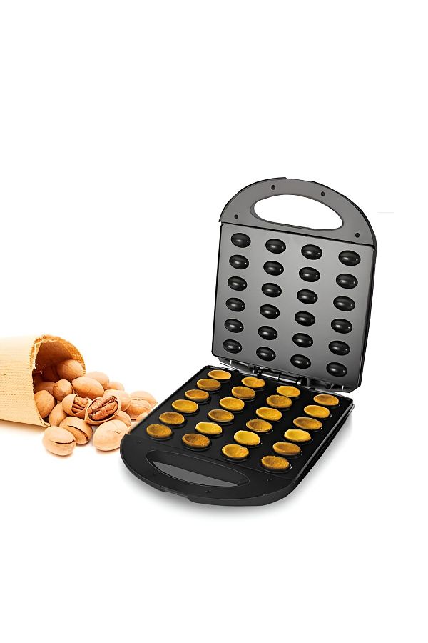 Generic-Electric Nut Cake Maker – 24PCS Mini Waffle Machine with Non-Stick Plate for Easy Baking 1400W 1