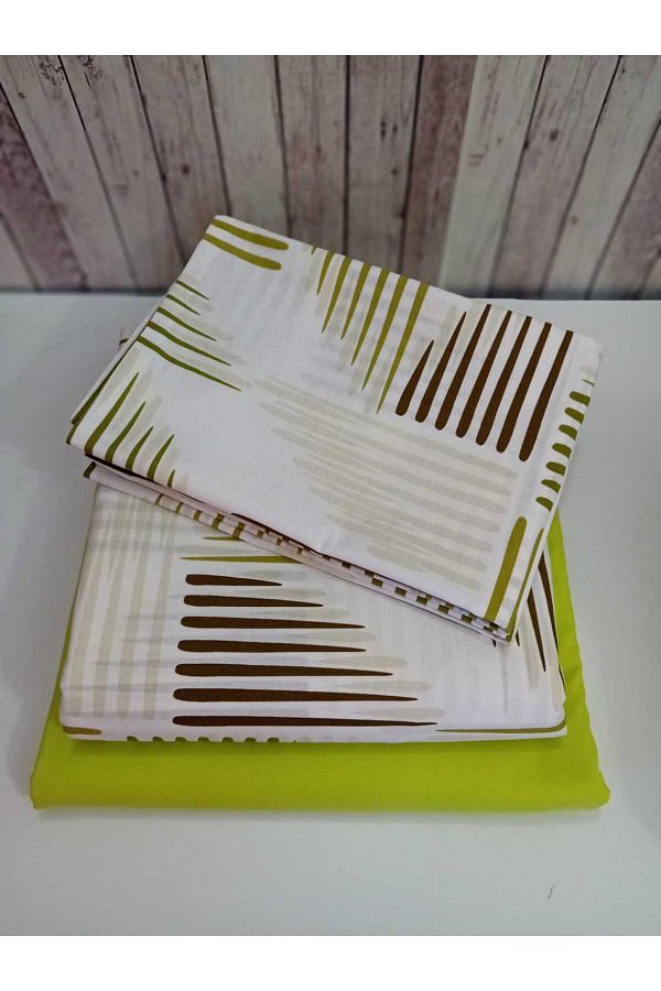 Handmade-100% Cotton Ranforce Bed Linen, Does Not Fade, Resistant to Multiple Uses 1