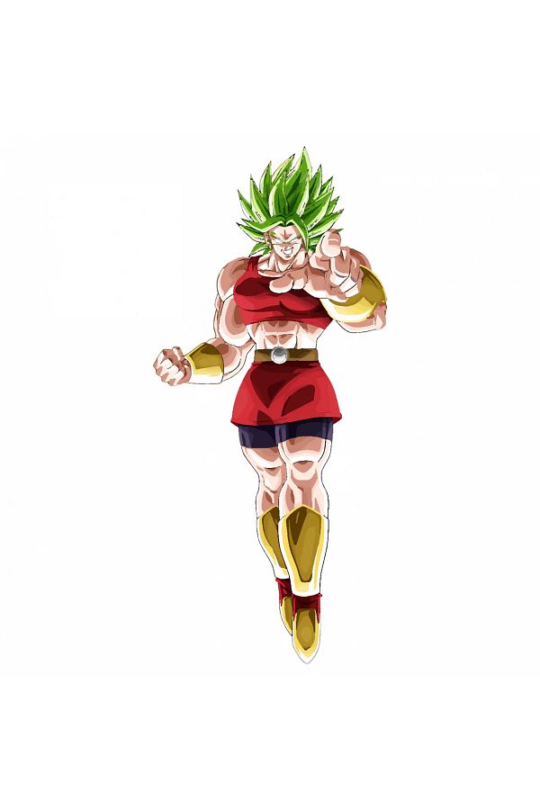 INOVATIX-Set of 8 pieces, Sticker Dragon Ball Kale 2, INOVATIX®. 6 cm 1