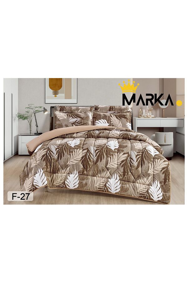 Mark-Double bed sheet with a floral pattern, reversible design, to give you a refreshing summer with microfiber materials, size 220*240 cm 1