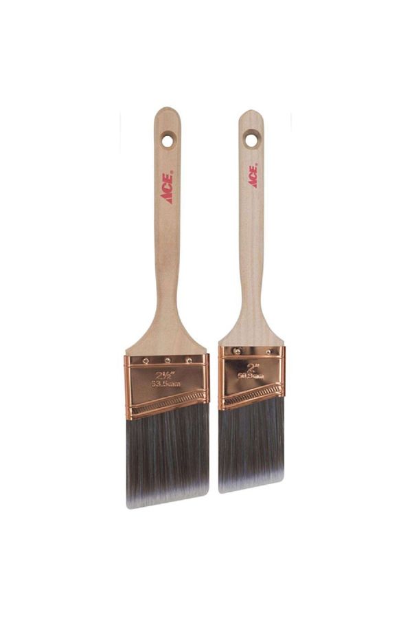 ACE-2-Piece Best Angular Sash Trim Paint Brush Set Multicolor 1