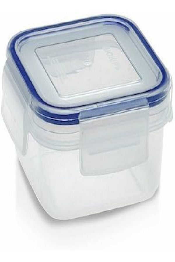Addis-300ml Clip & Close Square Food Container – Clear, BPA-Free, Leakproof 1