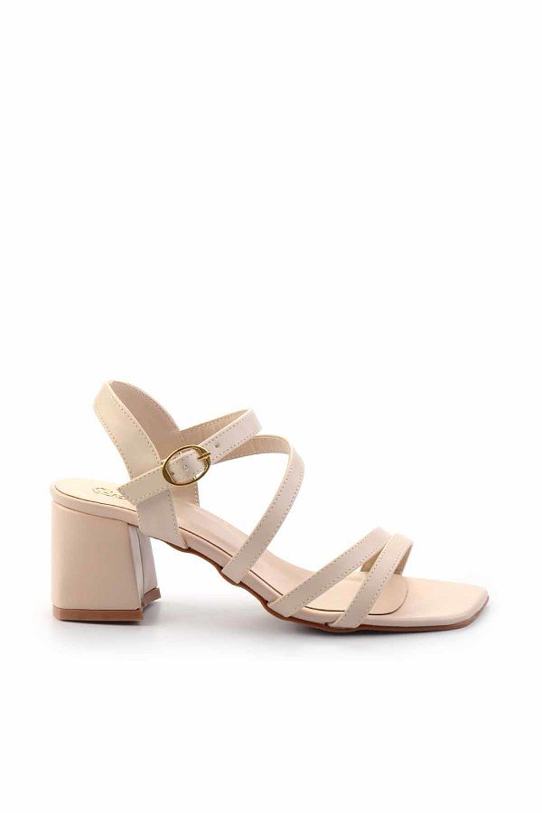 Bambi-Beige Klassische Damenschuhe mit Absatz K 05233008209 1