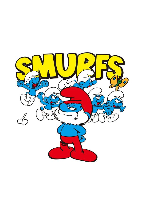 INOVATIX-Set of 8, The Smurfs Poster Sticker with characters, INOVATIX®. 6 cm 1