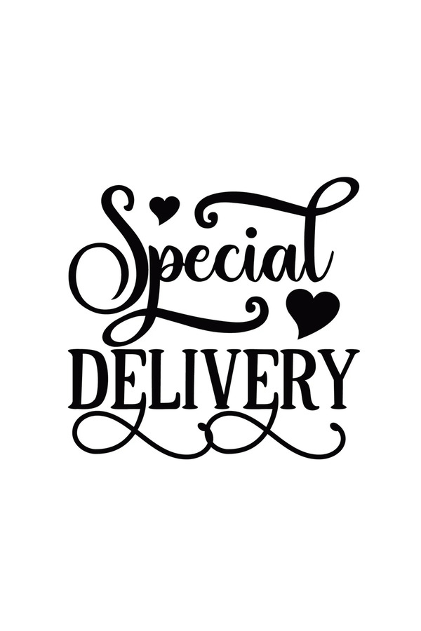 INOVATIX-Set of 8 pieces, Sticker Special delivery, INOVATIX®. 6 cm 1