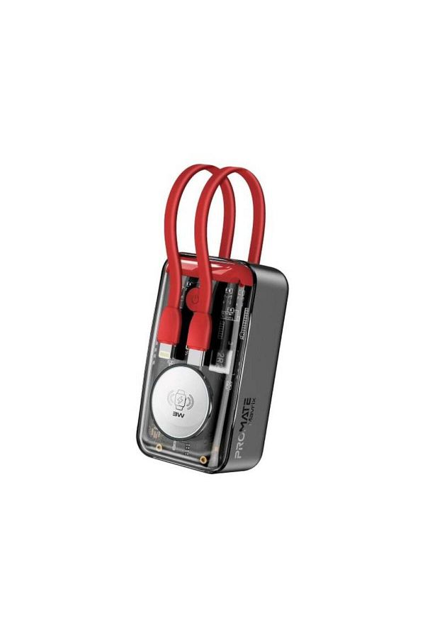 Promate-Promate 10000mAh Power Bank with 20W USB-C™ Input/Output 1