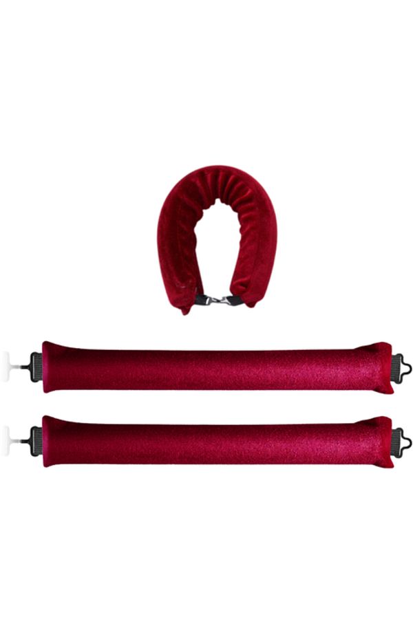 OEM-Set of 3 heatless curlers, soft foam rollers, velvet, for durable and natural curls. 1