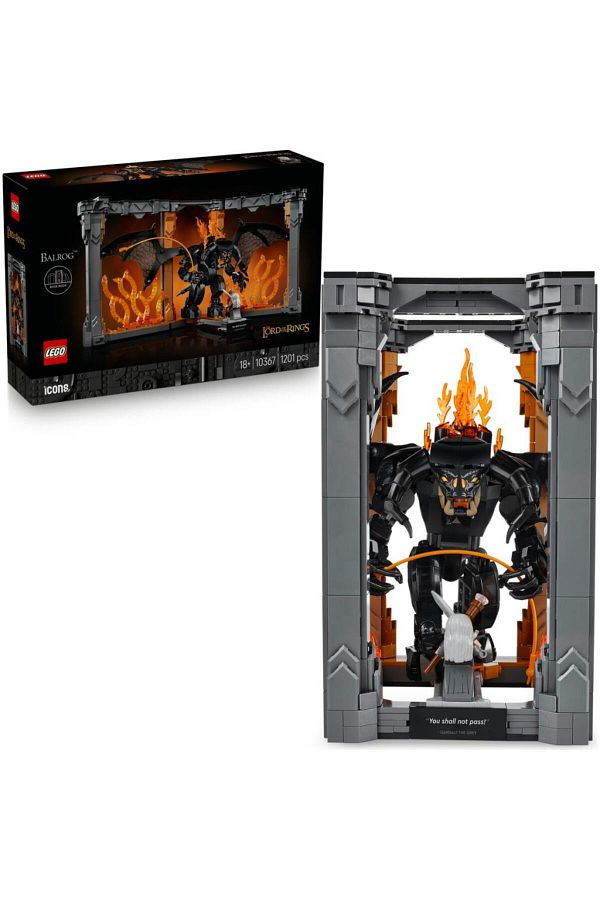 LEGO-®    Icons Lord of the Rings: Balrog Bookshelf Decor 10367 -18+ Decorative Building Set (1201P) 1