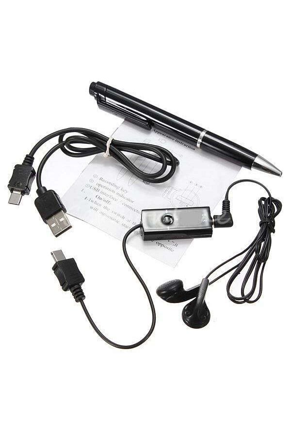 Minitechnics-Voice Recorder Sound Recording 10 Hours - 8Gb Memory In Pen SliPen8GbUR 1