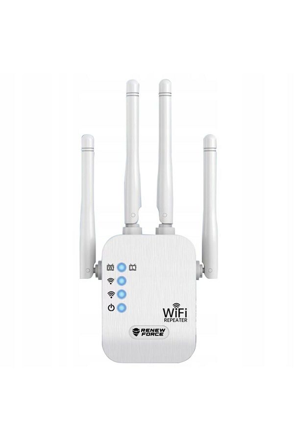 Renew Force-, Range Extender WiFi Network, Transfer up to 1200Mbps, 2.4G-5G Network, WPA/WPA2 Connection 1