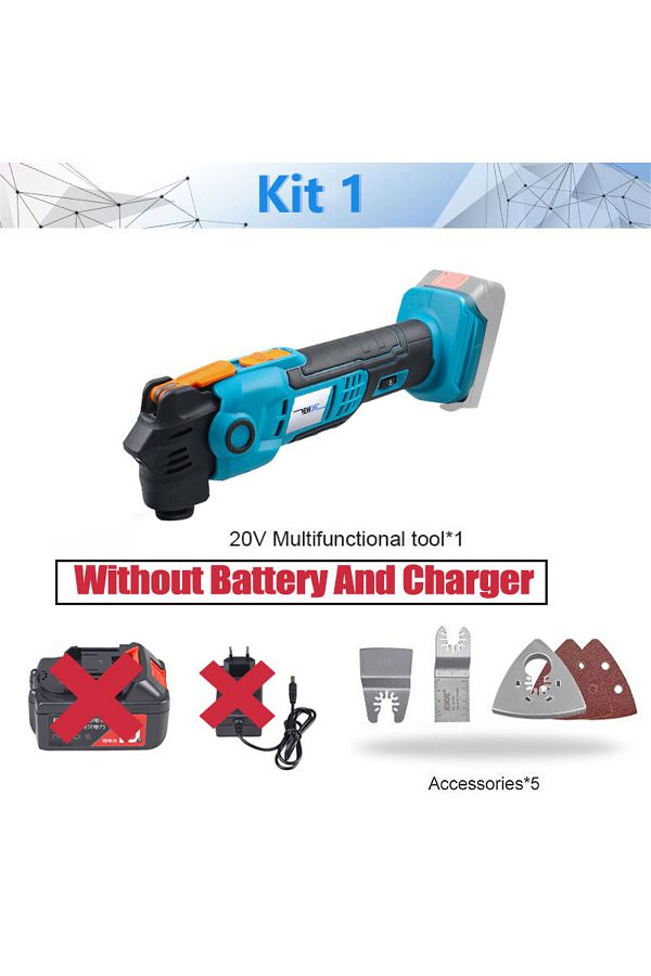 NEWONE-Kit1 Cordless 20v Quickrelease Oscillating Tool Multifunction Tool Anti-vibration Compatible 1