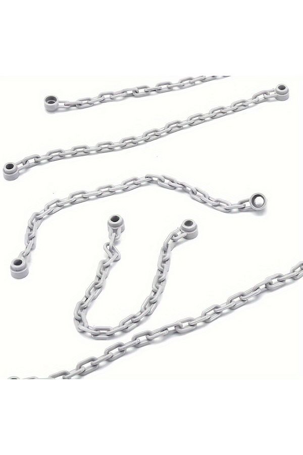 Choice-Light Gray 5pcs Chain 1x16 Length Building Block Accessories Moc Model Components Assembly Gifts Diy 1