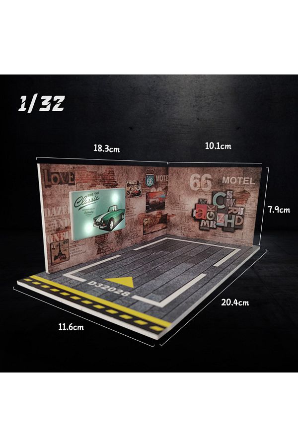 Choice-D32028 1/32 1/24 Scale Pvc Material With Light Alloy Diecast Car Model Assembly Toy Simulation Under 1