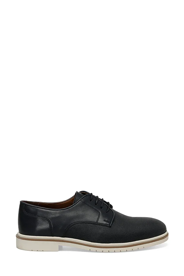 JJ-STILLER-NETU 4FX Marineblaue klassische Herrenschuhe 1