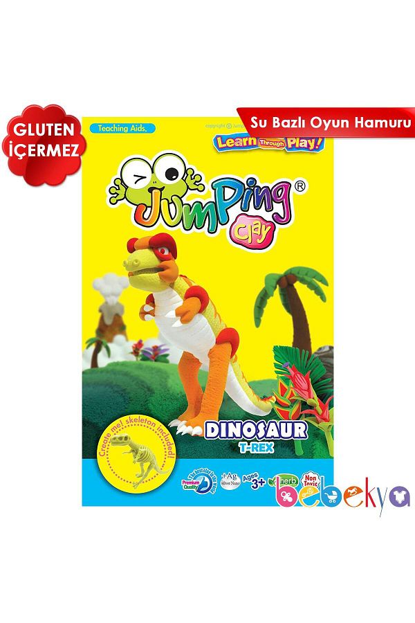 Jumping Clay-T-rex Dough Set - Modeling Your Own Toy 1