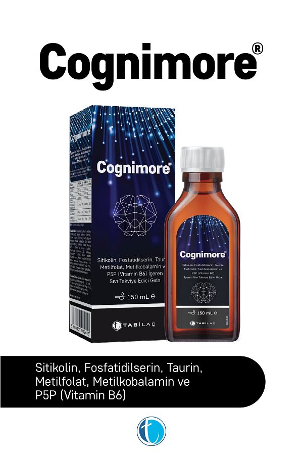Cognimore-150 ml Cyticoline, Phosphatidilserin and Taurin Syrup 1