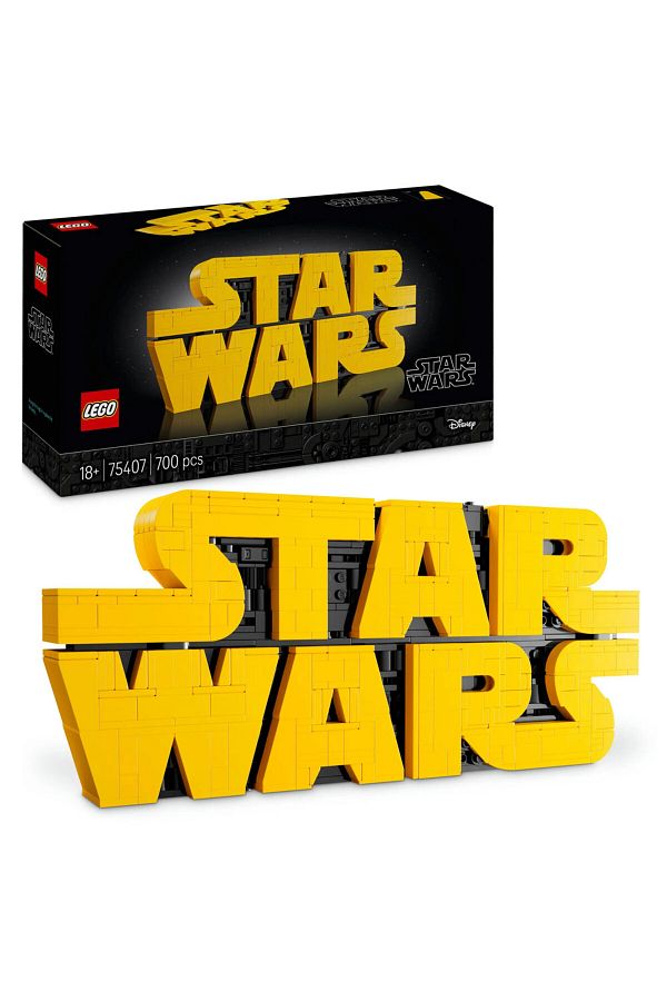 LEGO-®   Star Wars Logo Made with Parts 75407 - 18+ Decorative Model Building Kit (700 Pieces) 1