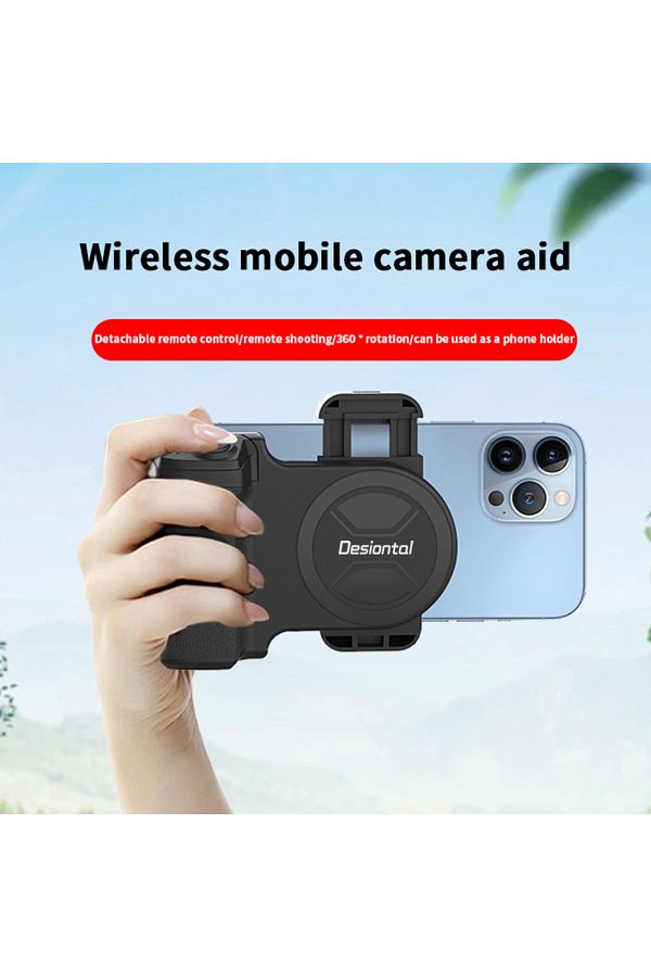 Choice-Controller version Magnetic Snapgrip Phone Hand Bracket Smart Bluetooth Remote Mobile Phone Anti-sha 1