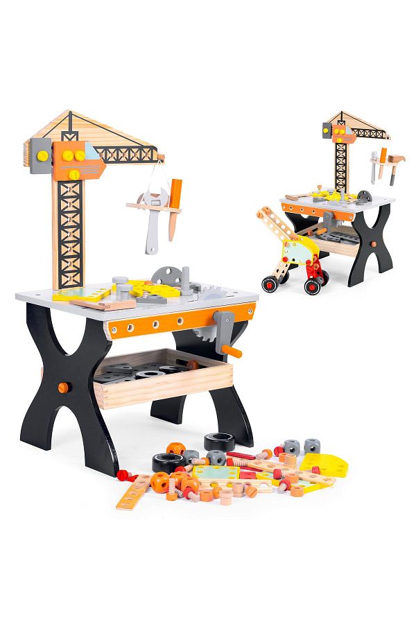 Picodino-Banc de lucru din lemn, set cu multiple elemente 1
