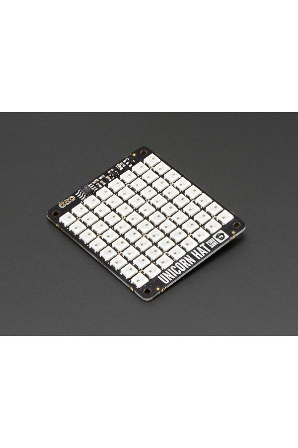 Pimoroni-Unicorn Hat - 8x8 RGB LED Shield for Raspberry Pi A+/B+ 1