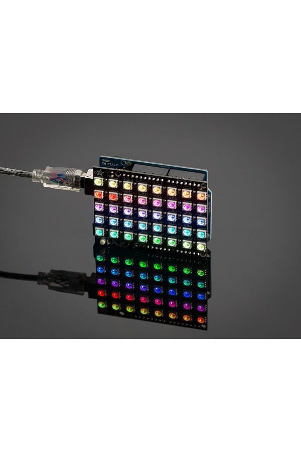 Adafruit-NeoPixel Shield - 40 RGB LED Matrix LEDs 1